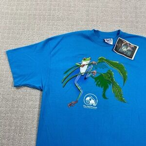 Vintage 1991 Harlequin Tree‎ Frog Rainforest Size XL Animal Nature DSNWT Tshirt